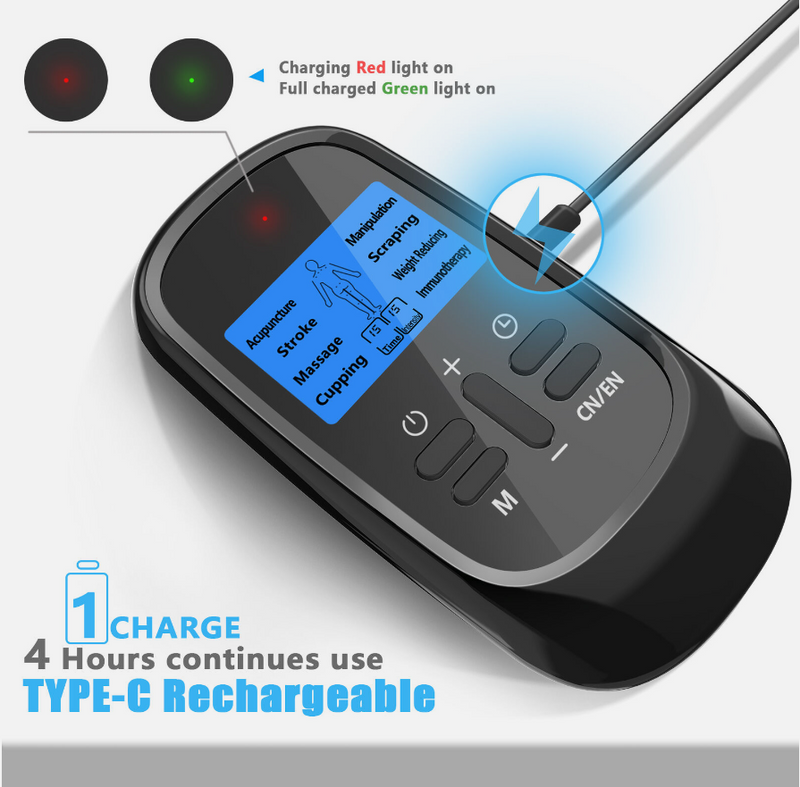 TENS Machine - Electric Muscle Massager