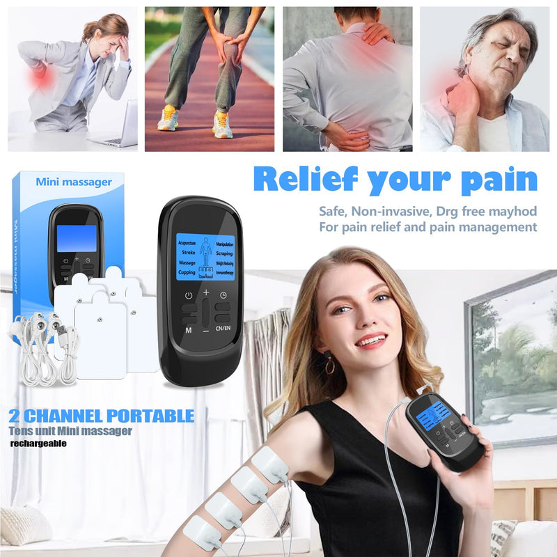 TENS Machine - Electric Muscle Massager